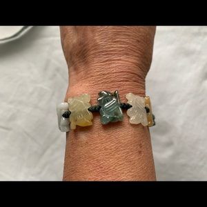 Jade adjustable bracelet